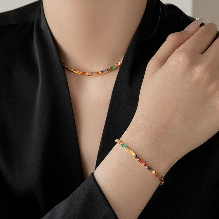 Collar y Pulsera de Oro